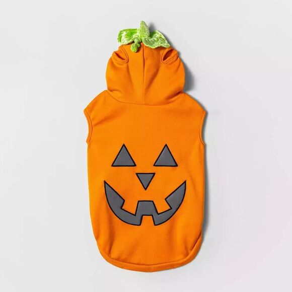 Hyde & EEK! Boutique Reflective Halloween Jack-o-lantern Pumpkin Dog Costume L - Picture 2 of 5